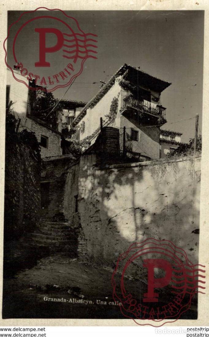 Postales: GRANADA ALBAYCIN UNA CALLE - Foto 1