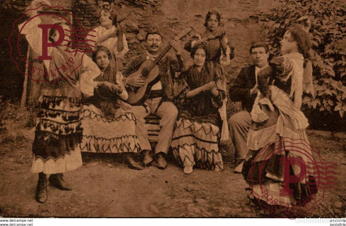 Postales: GRANADA 24 DANZA DE GITANOS - Foto 1