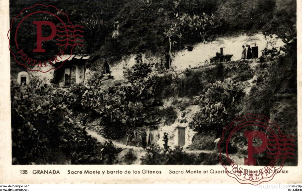 Postales: GRANADA. SACRO MONTE Y BARRIO DE LOS GITANOS - Foto 1