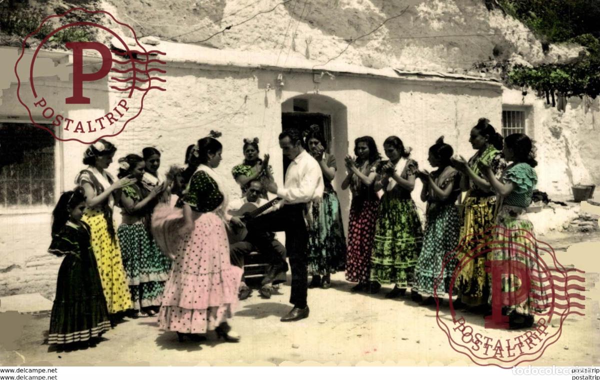 Postales: GRANADA. GITANOS DEL SACRO MONTE - Foto 1