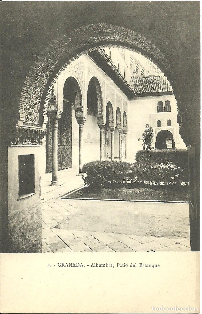 Postales: Granada - Alhambra - Patio del Estanque - Foto 1