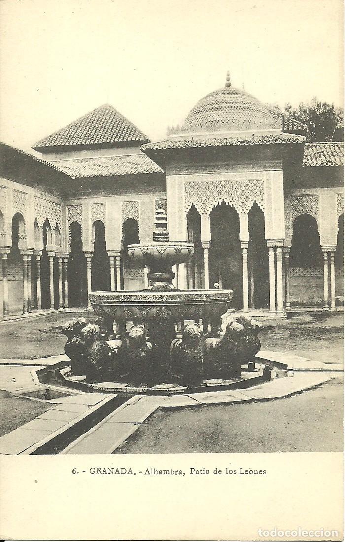 Postales: Granada - Alhambra - Patio de los Leones - Foto 1
