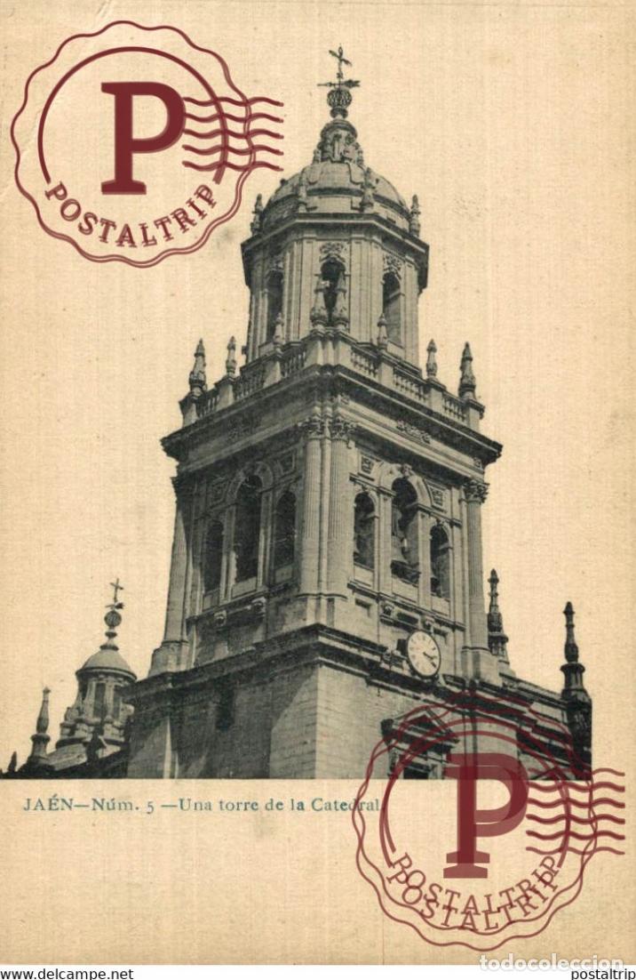Postales: JAEN. UNA TORRE DE LA CATEDRAL - Foto 1