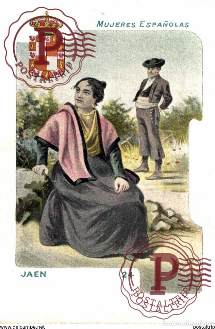 Postales: JAEN. MUJERES ESPA&Ntilde;OLAS. - Foto 1