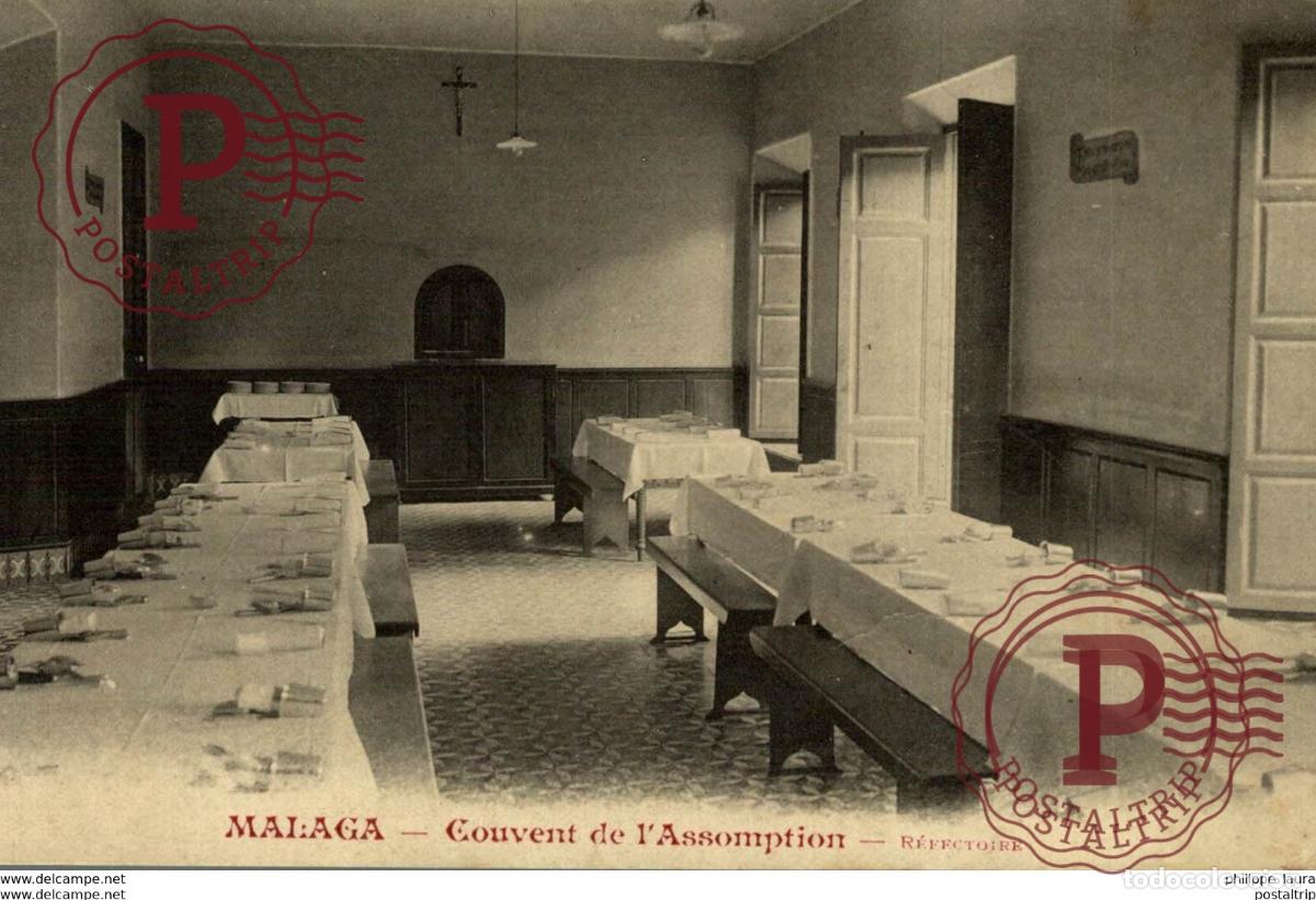 Postales: MALAGA. COUVENT DE LASSOMPTION. REFECTOIRE - Foto 1