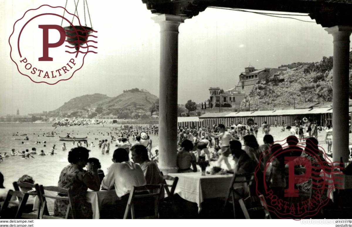 Postales: MALAGA. BA&Ntilde;OS DEL CARMEN - Foto 1