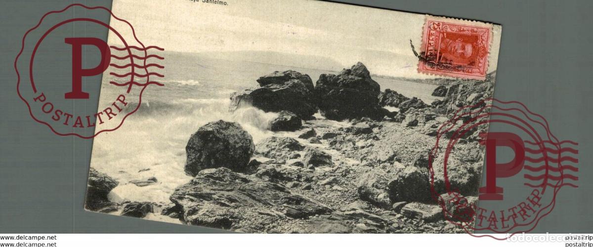 Postales: MALAGA .- PLAYA DE SAN TELMO - Foto 1
