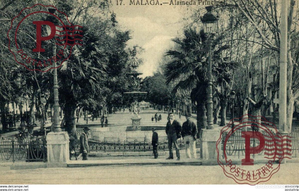 Postales: MALAGA. ALAMEDA PRINCIPAL. - Foto 1