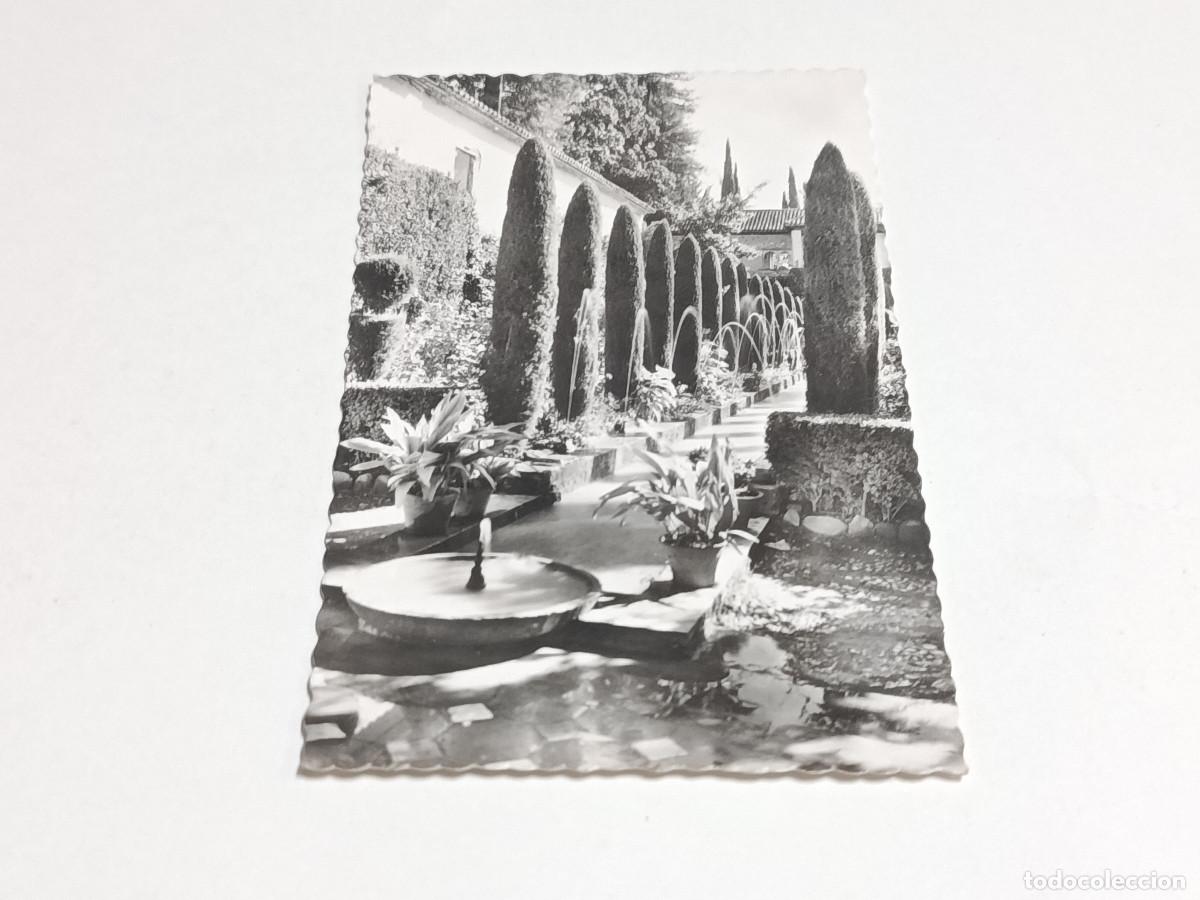 Postales: GRANADA - POSTAL GRANADA - GENERALIFE - JARDINES - Foto 1