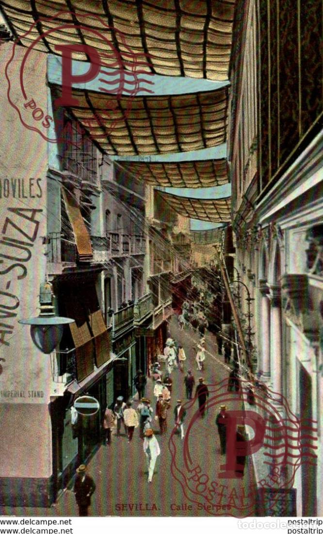 Postales: SEVILLA. CALLE SIERPES - Foto 1