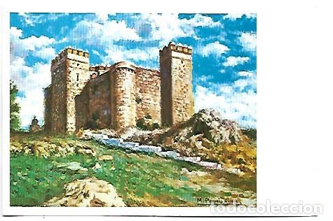 Postales: CASTILLO DE CORTEGANA.- ORIGINAL PINTADO CON EL PIE - Foto 1