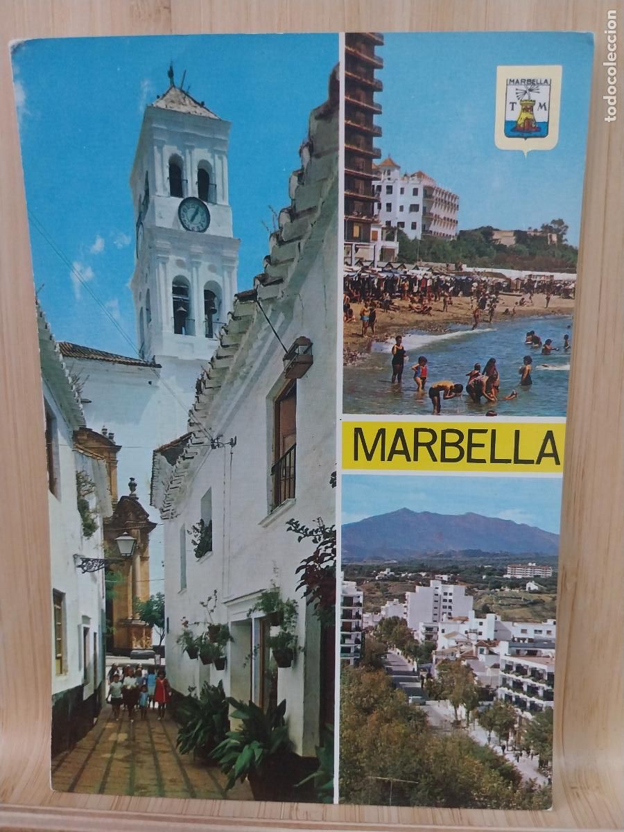 Postales: MARBELLA ED FISA 69 CIRCULADA A&Ntilde;OS 60