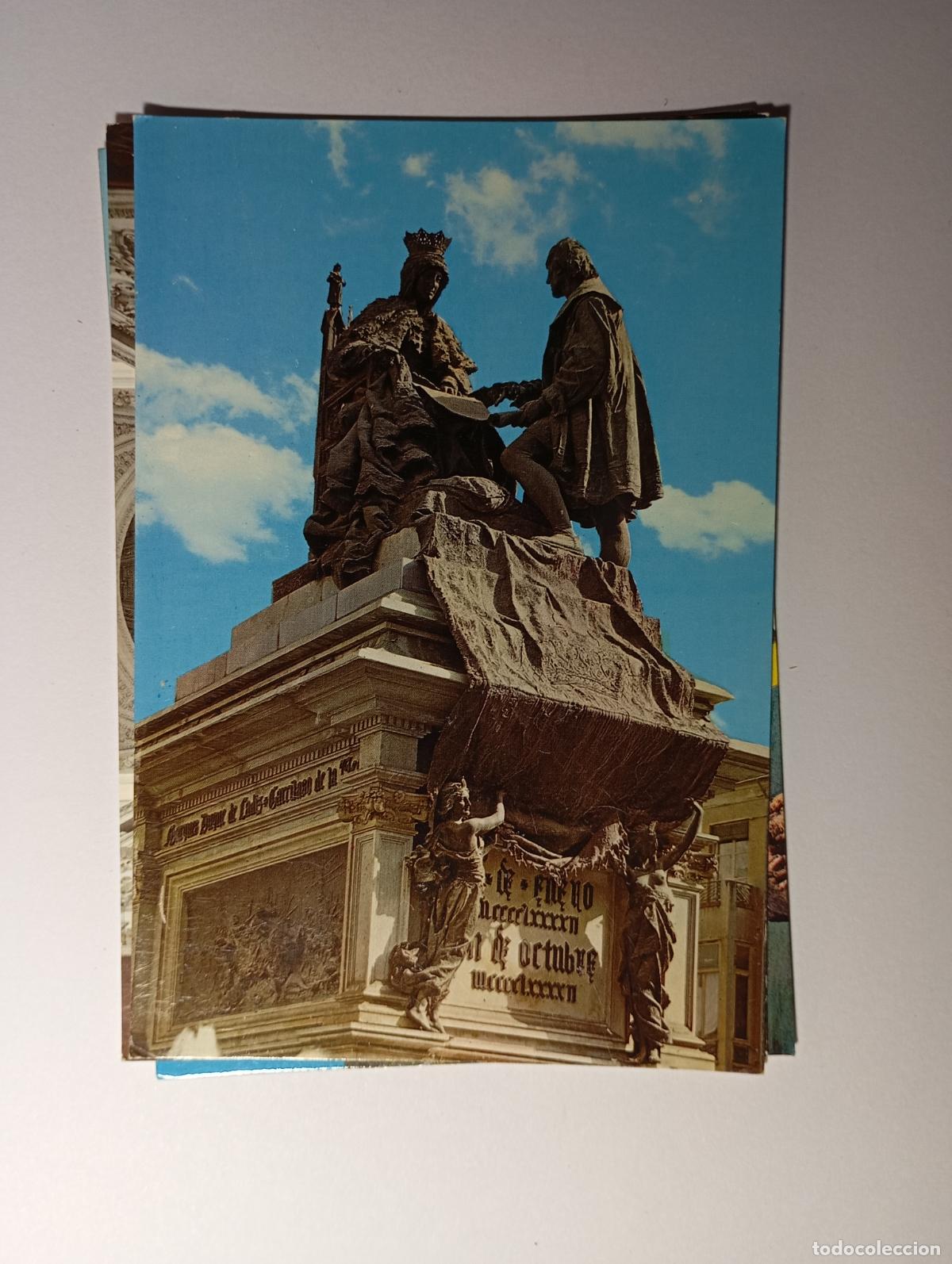 Postcards: POSTAL DE GRANADA. MONUMENTO A ISABEL LA CAT&Oacute;LICA. TDKP26C