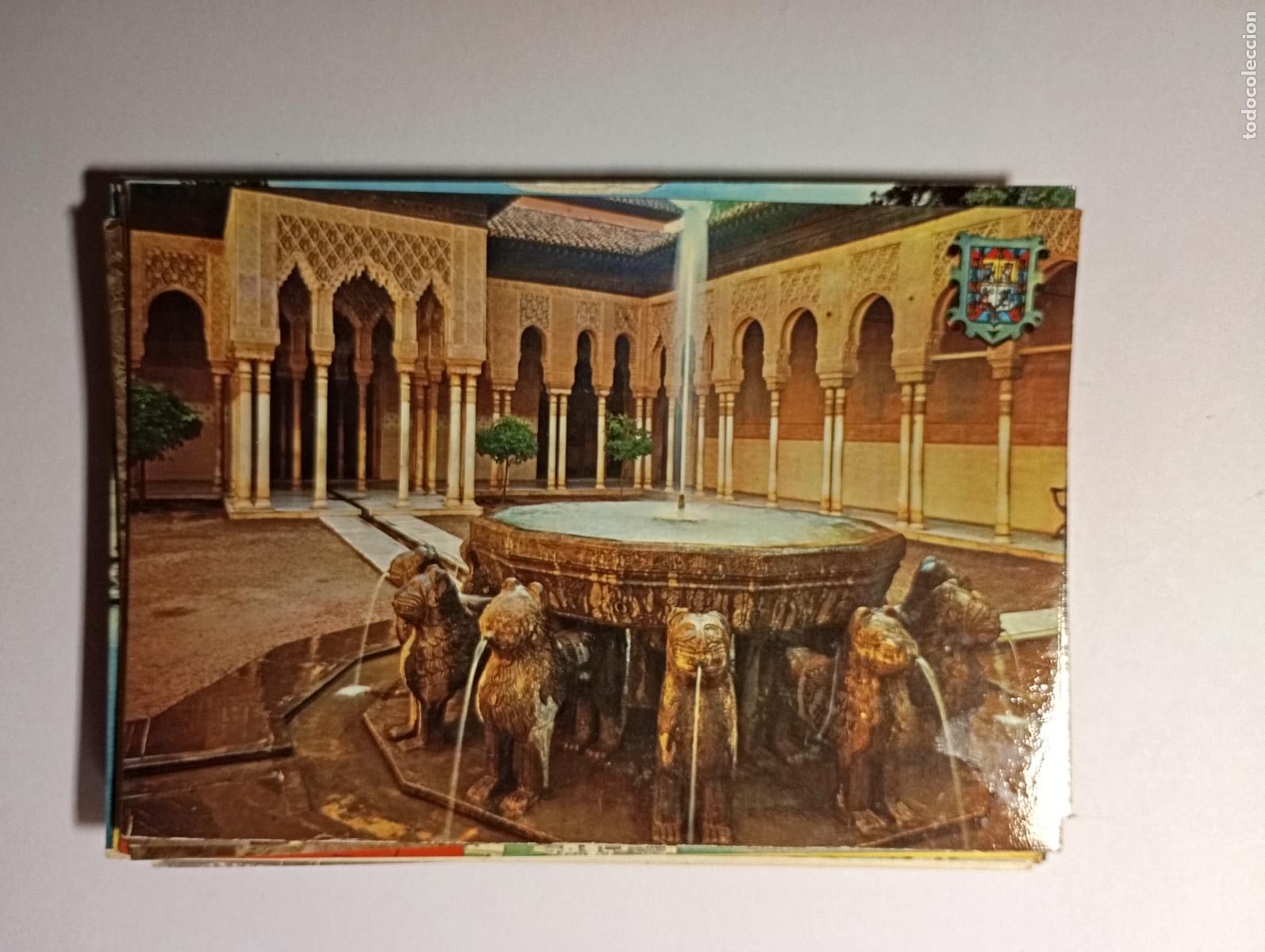 Postcards: POSTAL DE GRANADA. ALHAMBRA. PATIO DE LOS LEONES. TDKP26C