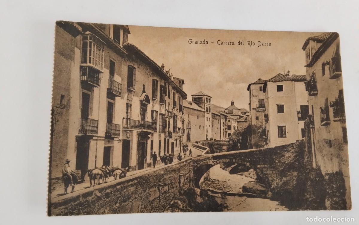 Postales: GRANADA , POSTAL ANTIGUA , BLANCO Y NEGRO - Foto 2