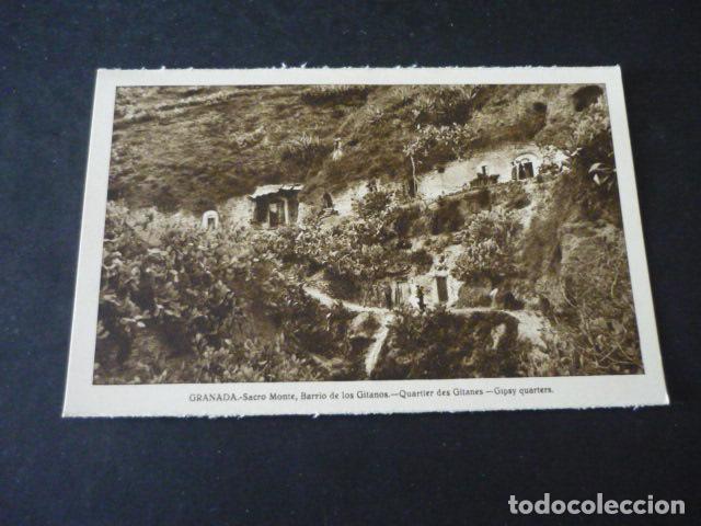 Postales: GRANADA SACROMONTE BARRIO DE LOS GITANOS - Foto 1