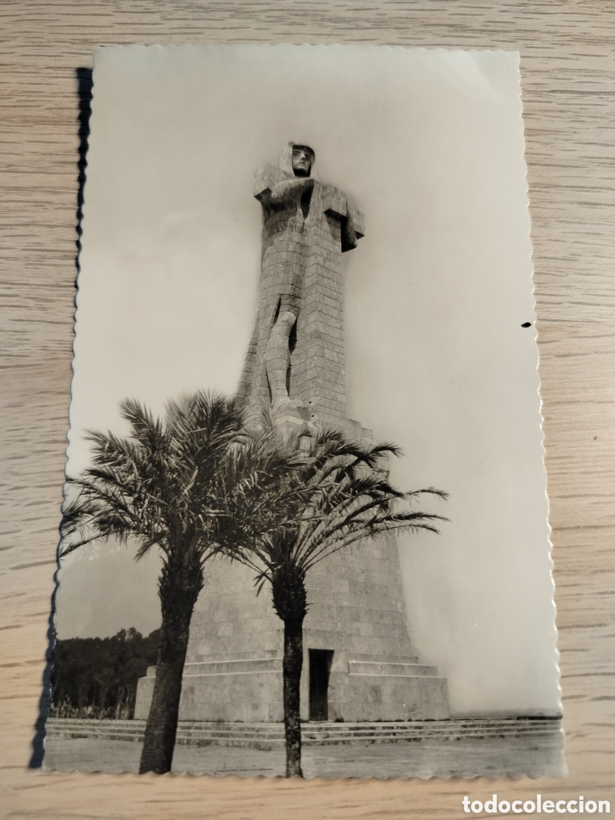 Postales: HUELVA - PUNTA DEL CEBO - MONUMENTO A COL&Oacute;N - Foto 1