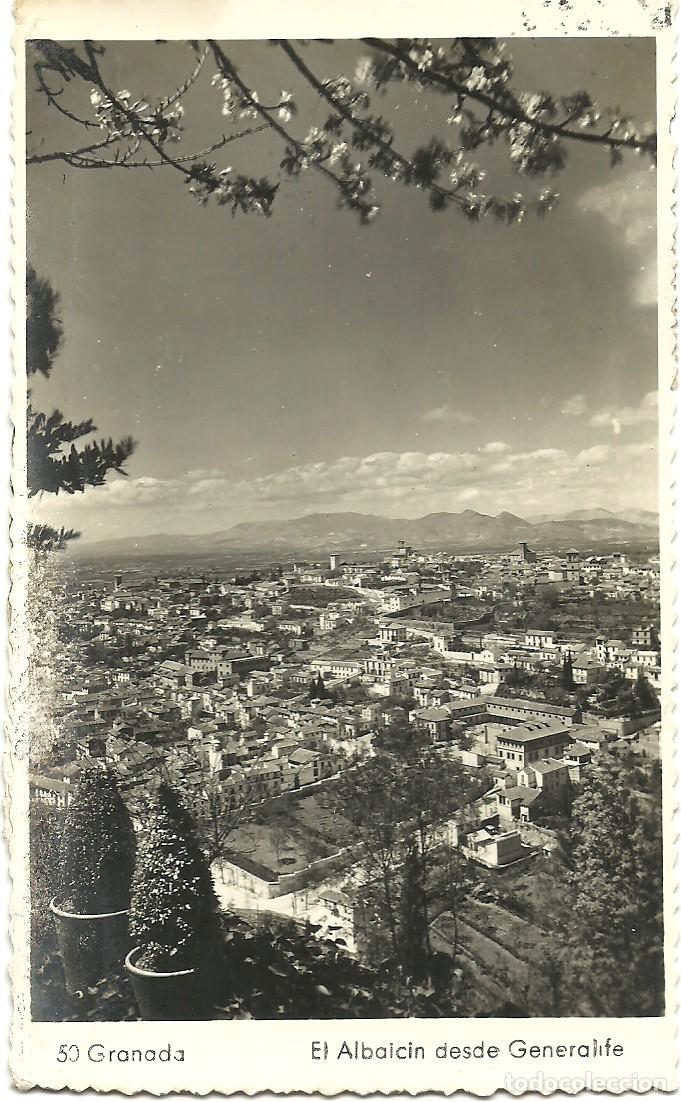 Postales: Granada - El Albaicin desde Generalife - Foto 1