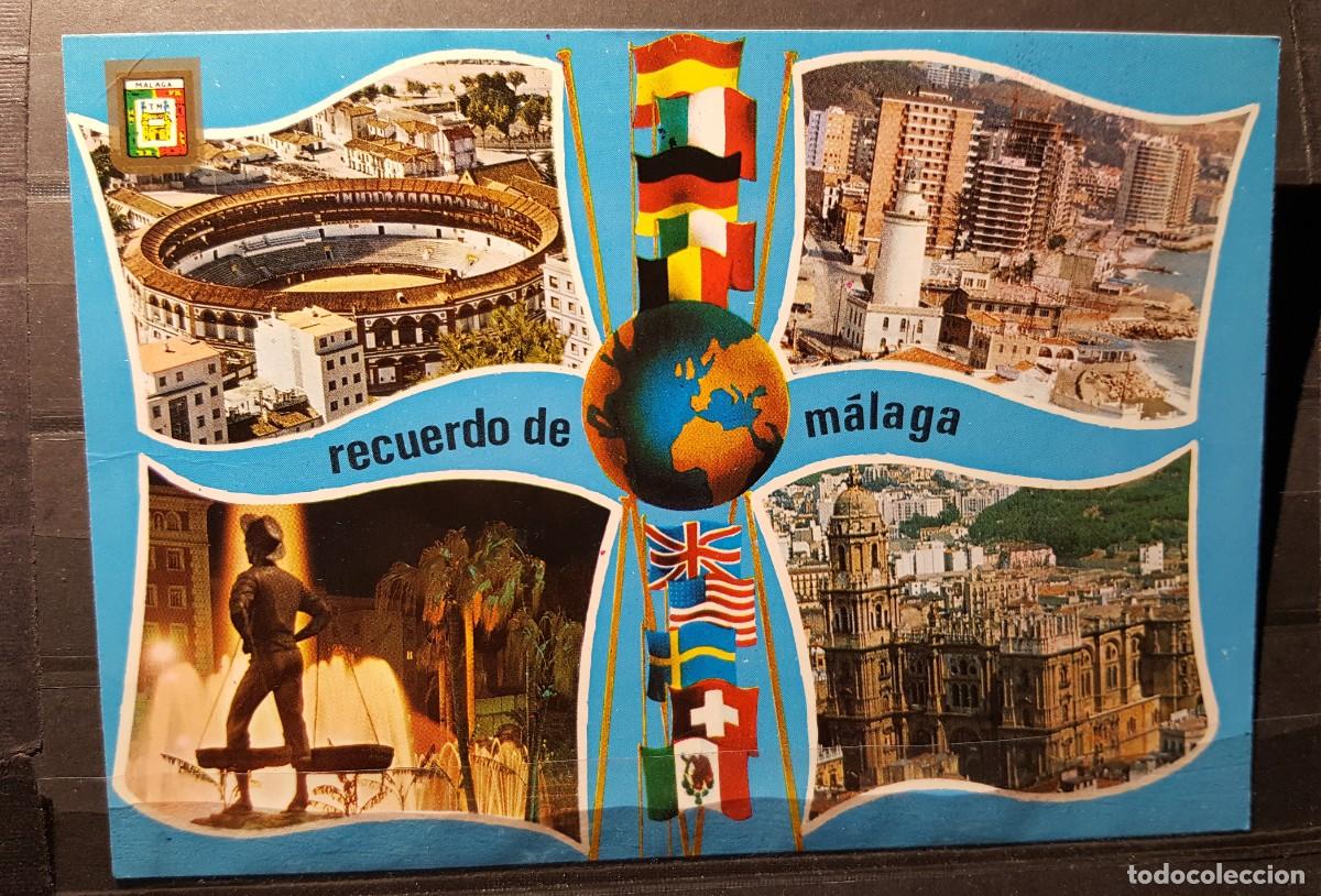Postales: Malaga. Recuerdo de Malaga. Ediciones Dominguez - Foto 1