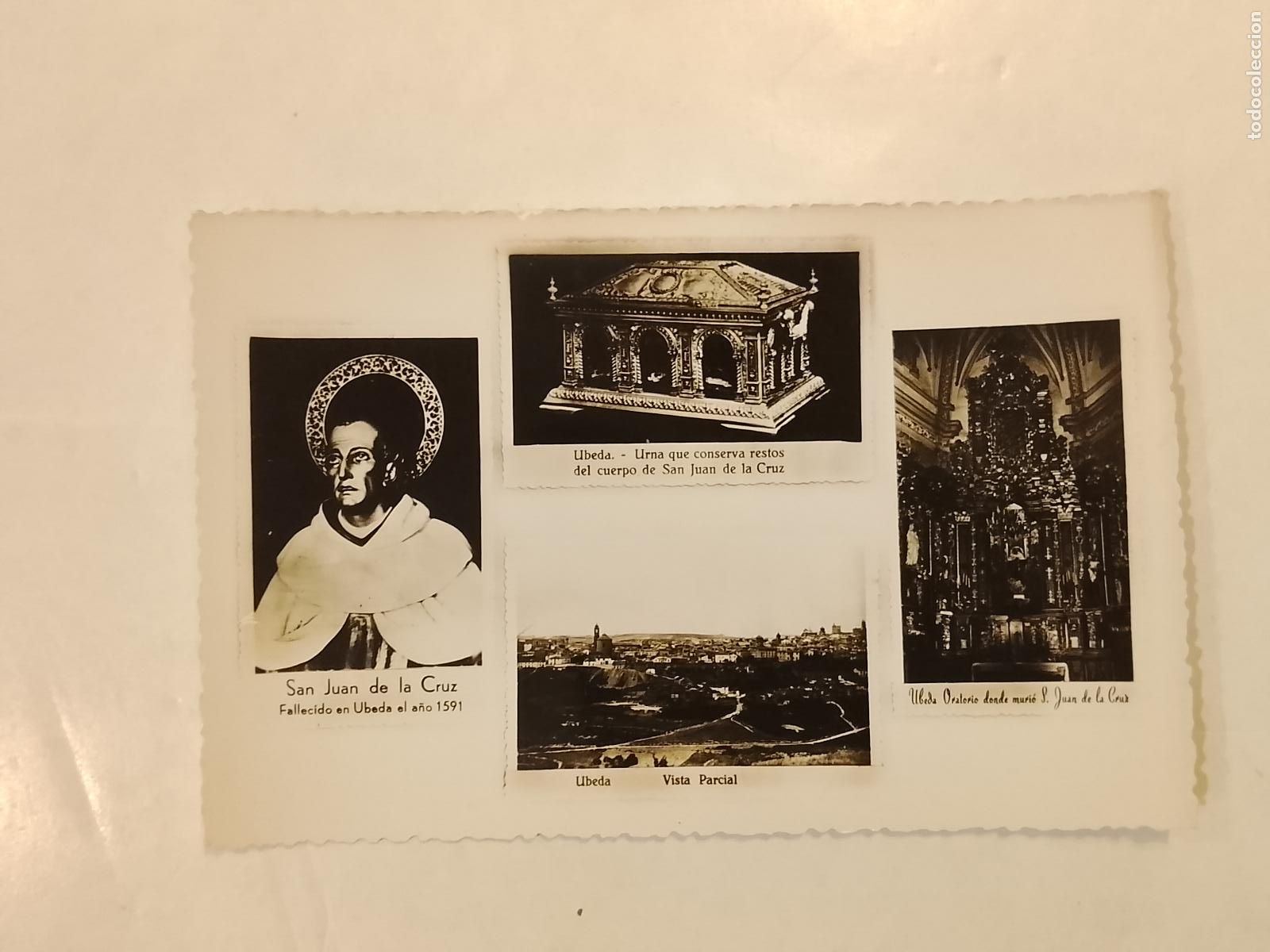 Postales: UBEDA - SAN JUAN DE LA CRUZ - URNA - ORATORIO - VISTA PARCIAL -POSTAL ANTIGUA-(115.238)