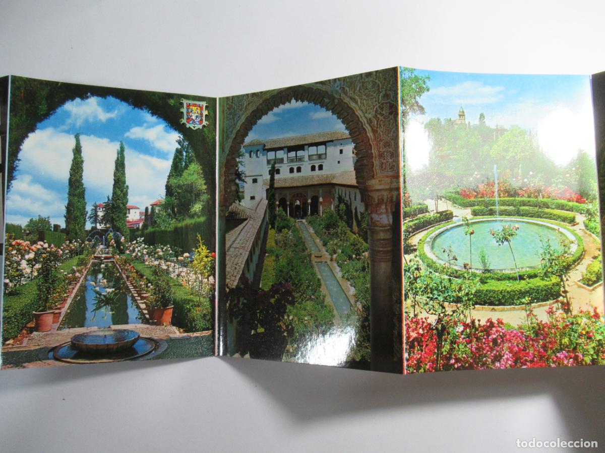 Postales: Granada - Generalife - Acorde&oacute;n con 10 postales - Foto 3
