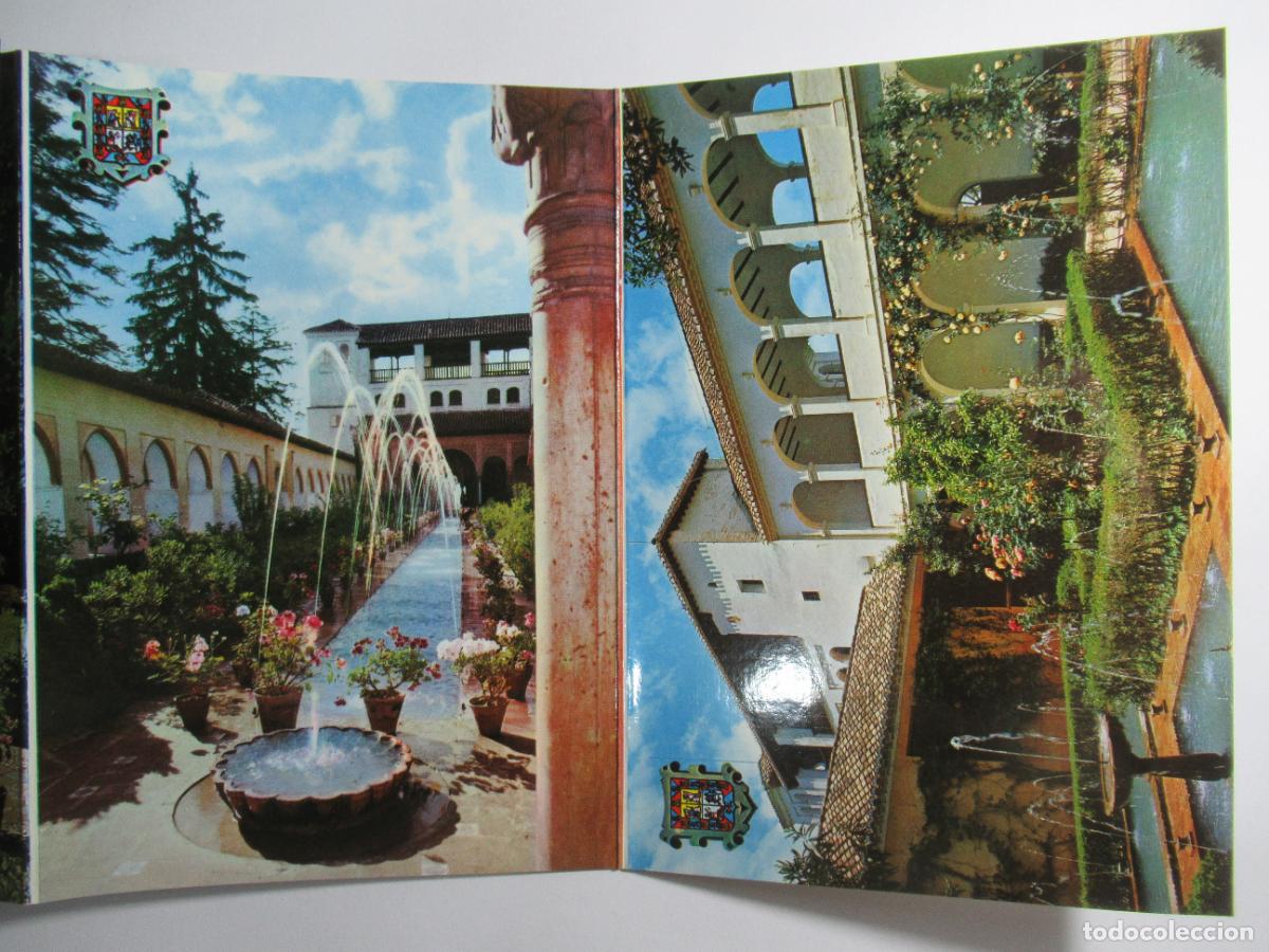 Postales: Granada - Generalife - Acorde&oacute;n con 10 postales - Foto 5