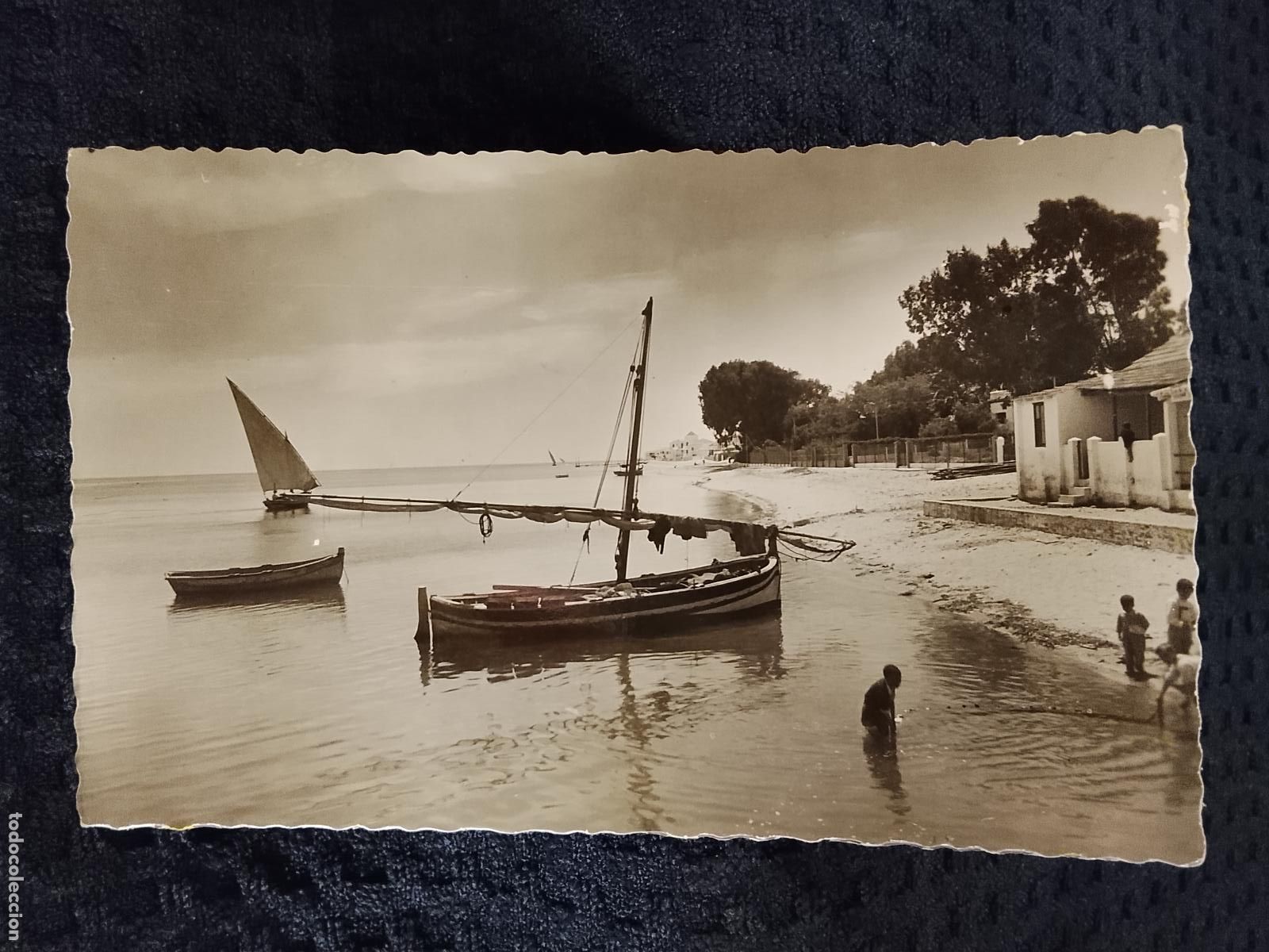 Postales: HUELVA - PUNTA UMBRIA - RIA - EDICIONES GARCIA GARRABELLA - POSTAL ANTIGUA -(115.407)