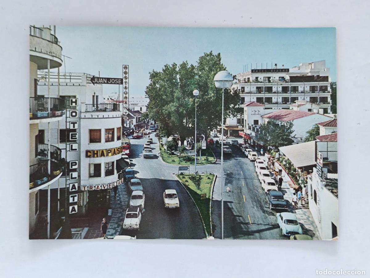 Postales: POSTAL 19358 NUEVA-VISTABELLA L.M. 25 TORREMOLINOS MALAGA PL.COSTA DEL SOL HOTEL COCHE