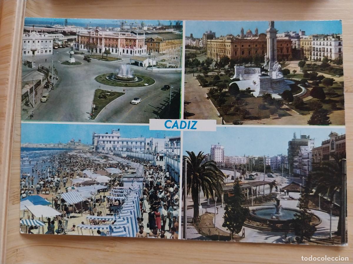 Postales: CADIZ ED ARRIBAS 2027 ESCRITA A&Ntilde;O 1964 ANIMADA