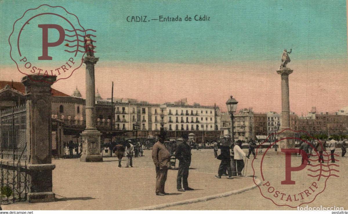Postcards: CADIZ. ENTRADA DE CADIZ