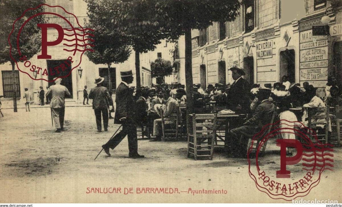 Postales: CADIZ. SANLUCAR DE BARRAMEDA. AYUNTAMIENTO.