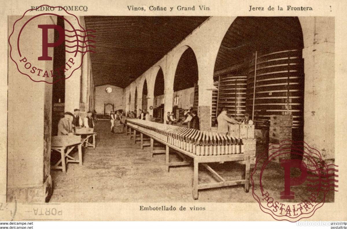Postales: JEREZ DE LA FRONTERA. PEDRO DOMENECQ. EMBOTELLADO DE VINOS