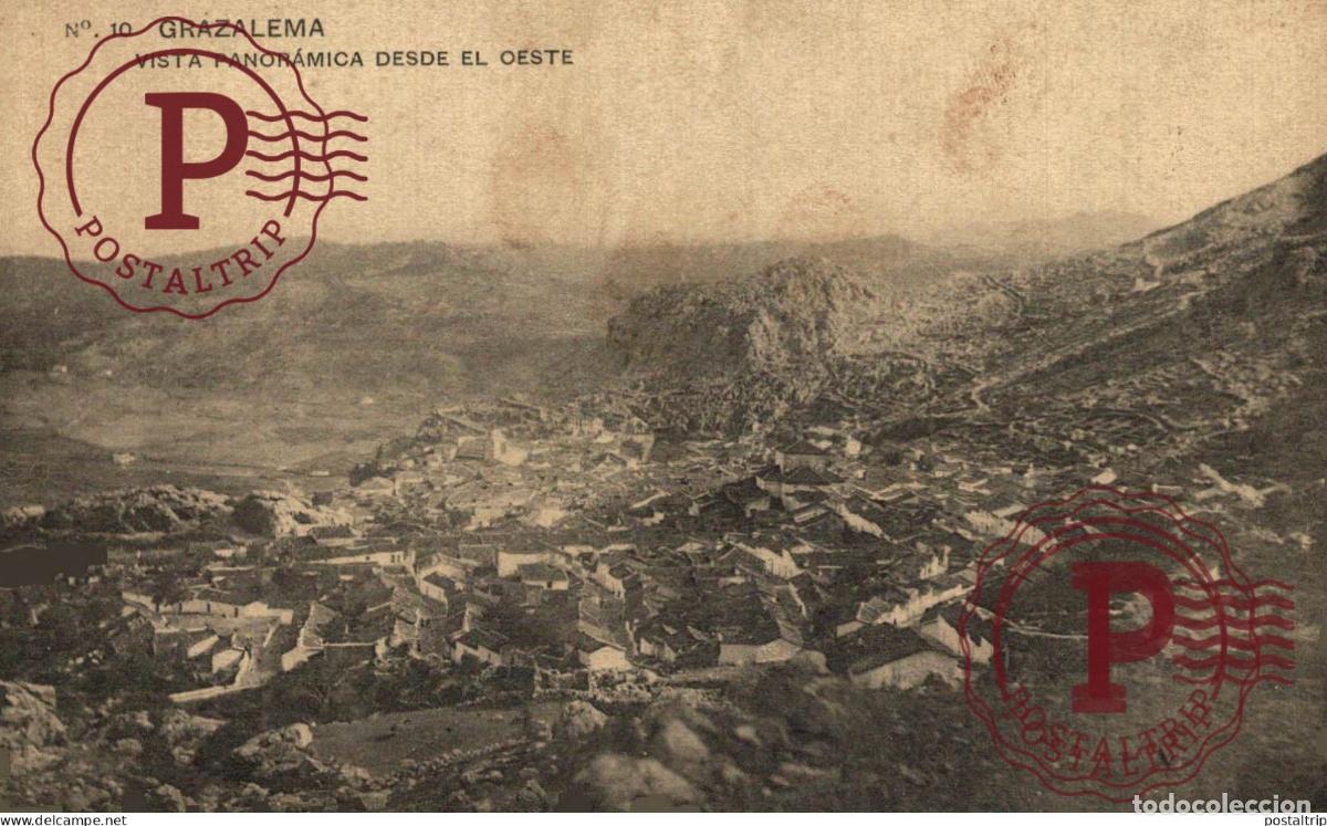 Postales: CADIZ. GRAZALEMA. VISTA PANORAMICA DESDE EL OESTE