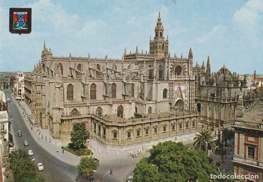 Postales: SEVILLA, CATEDRAL, VISTA - ESCUDO DE ORO N&ordm;236 - S/C