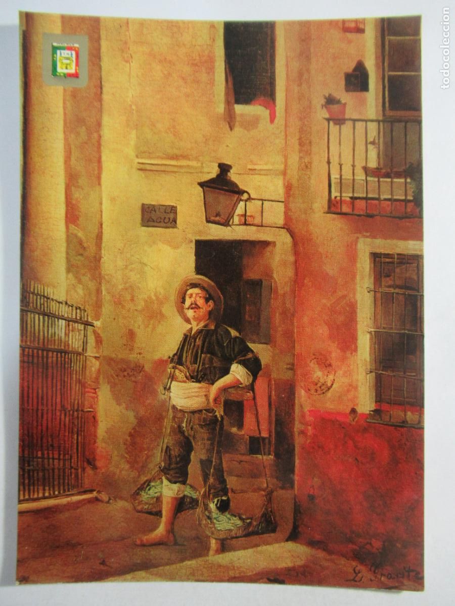 Postales: M&aacute;laga - El Cenachero - Luis Grarite - Colecci&oacute;n Excmo. Ayuntamiento - S/C