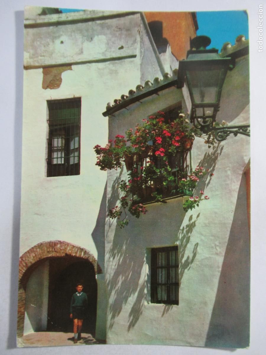 Postales: Sevilla - Rinc&oacute;n t&iacute;pico sevillano - Circulada