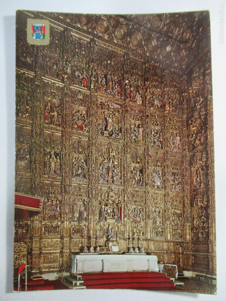 Postales: Sevilla - Catedral - Altar Mayor. Retablo - S/C