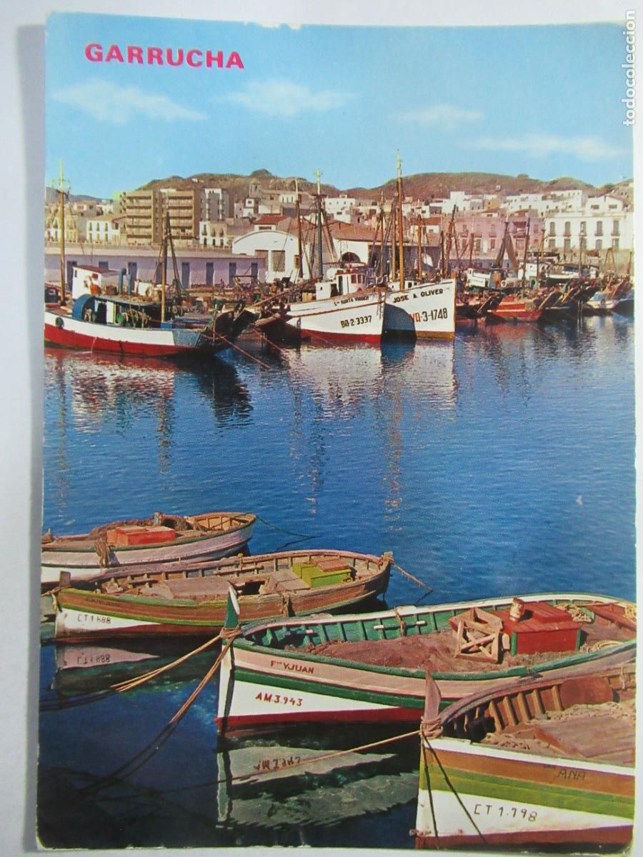 Postales: Garrucha (Almer&iacute;a) - Vista parcial del Puerto - Circulada