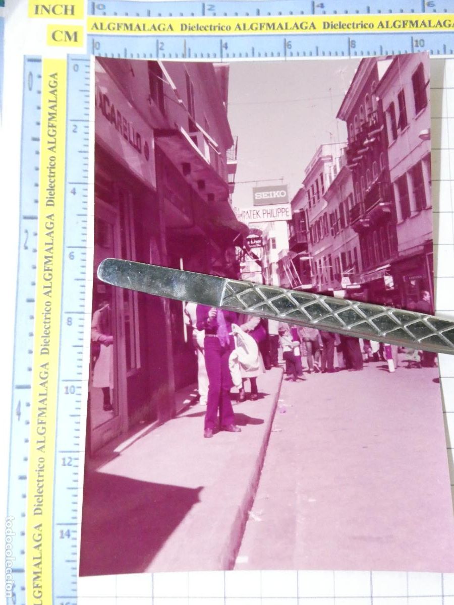 Postales: FOTO FOTOGRAF&Iacute;A DE PE&Ntilde;&Oacute;N DE GIBRALTAR. MAIN STREET?. 785