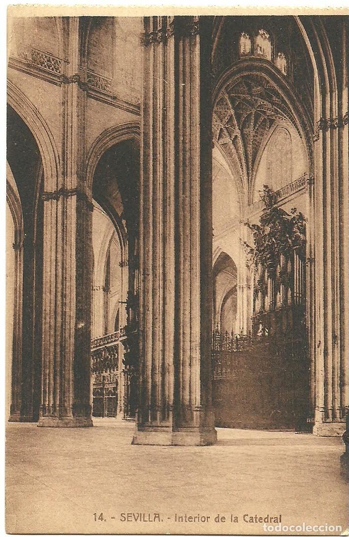 Postales: Sevilla - Interior de la Catedral - Foto 1