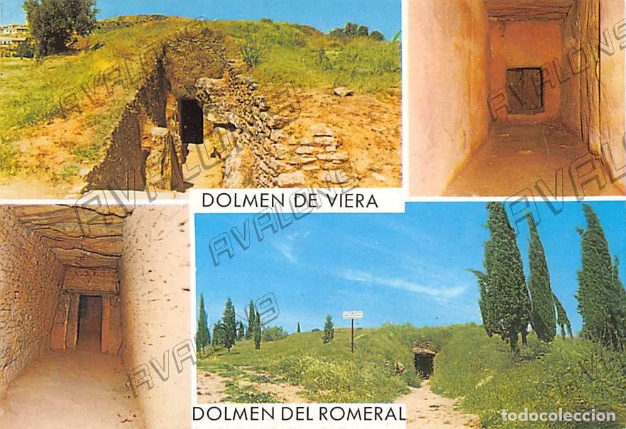 Postcards: Valle de los D&oacute;lmenes de Viera y del Romeral en Antequera (M&aacute;laga) - Sin circular