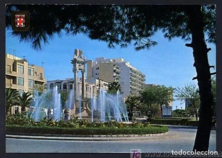 Postkarten: Almer&iacute;a. *Parque de Jos&eacute; Antonio. Fuente* Ed. Dominguez n&ordm; 43. Nueva.