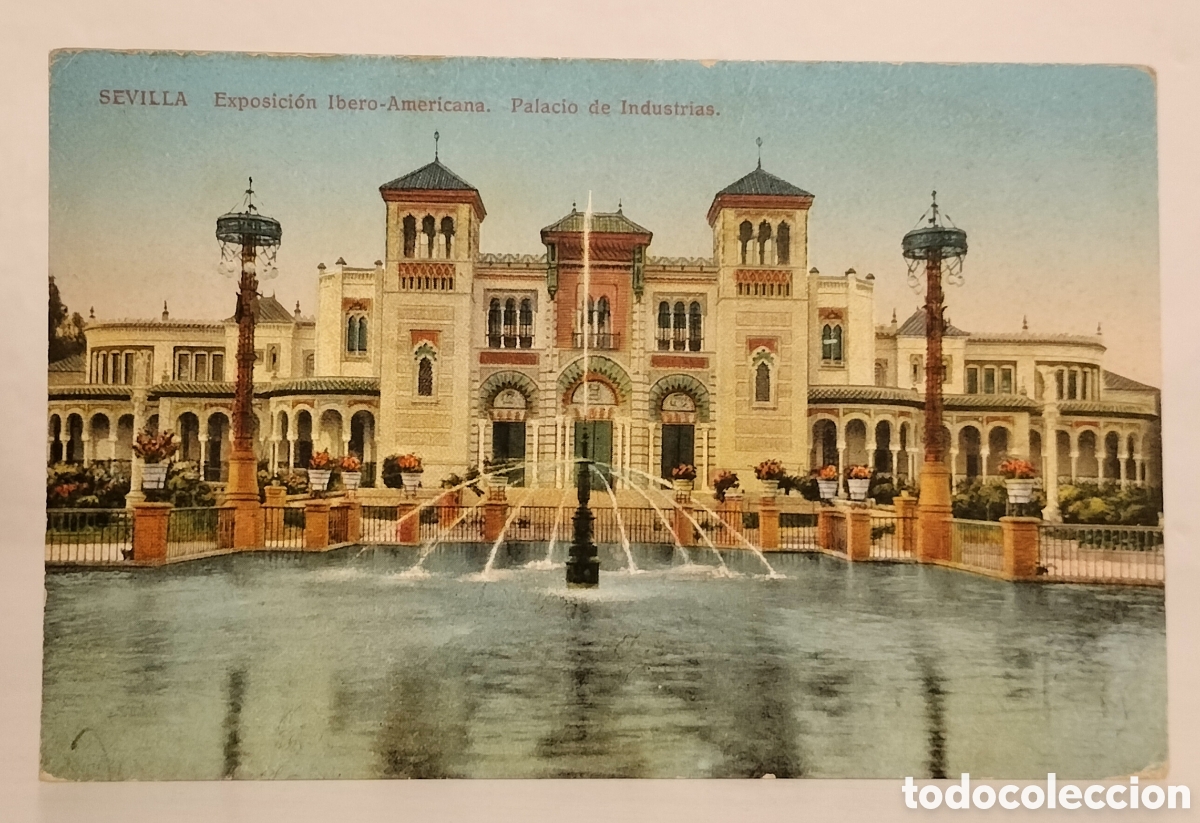 Postales: Sevilla, palacio de Industrias - Foto 1