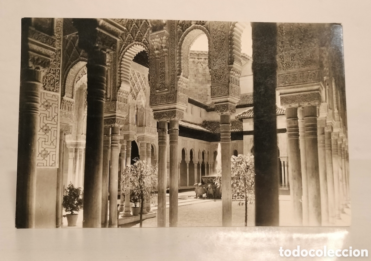 Postales: Granada, Alhambra,patio de los leones - Foto 1