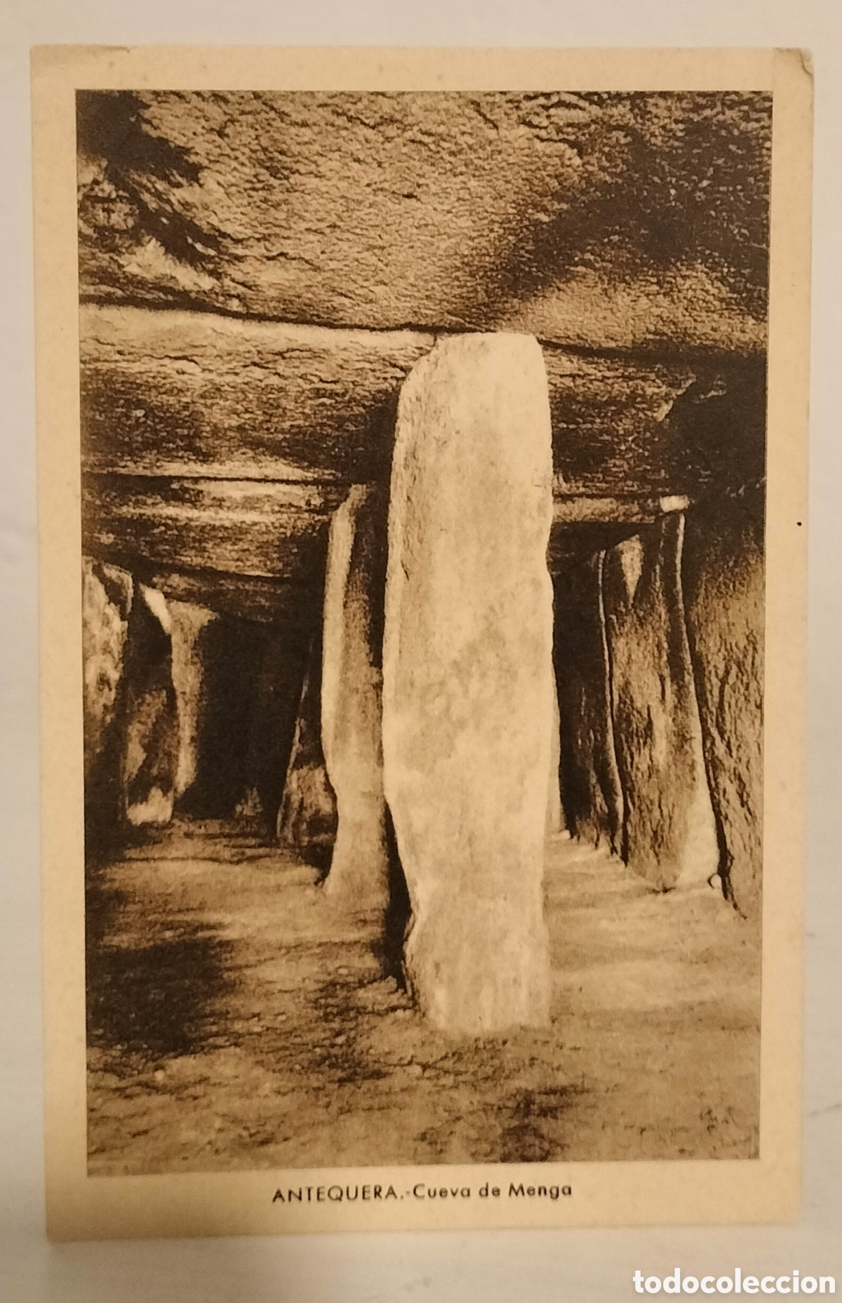 Postales: Antequera,cueva de Menga - Foto 1