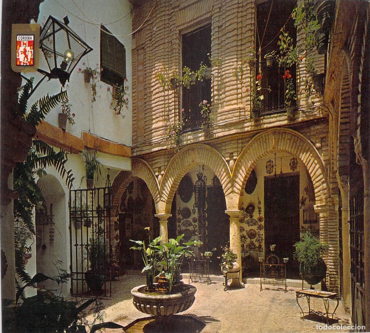 Postales: Postal de la Vista de un Patio Cordob&eacute;s, Andaluc&iacute;a