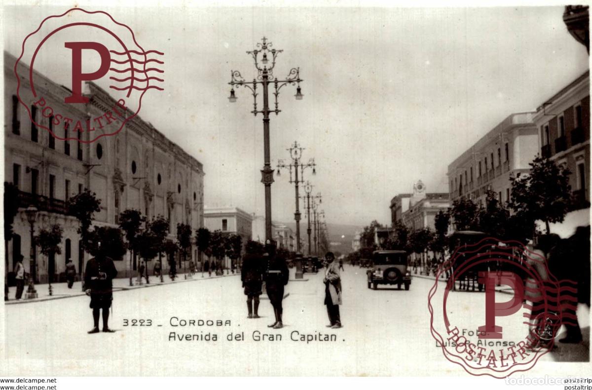 Postales: C&oacute;rdoba. Avenida del Gran Capit&aacute;n. Foto L. R. Alonso