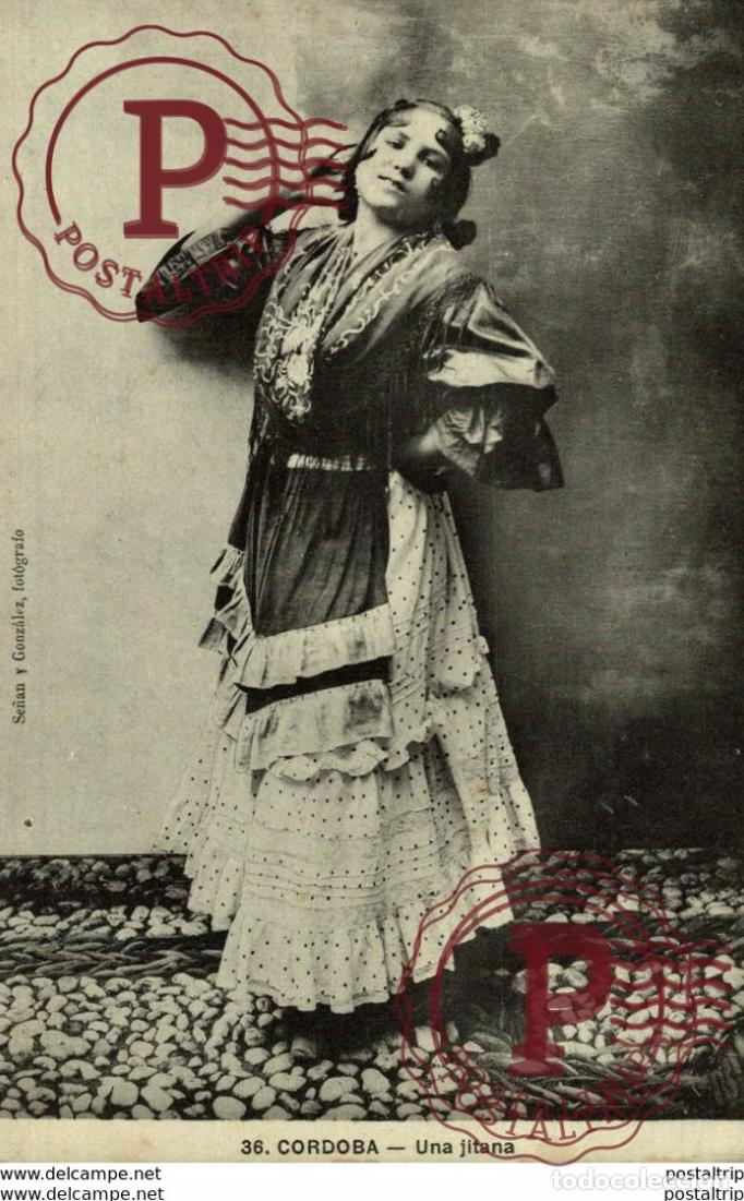 Postales: UNA JITANA - CORDOBA