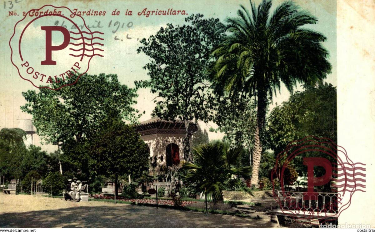 Postales: CORDOBA. JARDINES DE LA AGRICULTARA