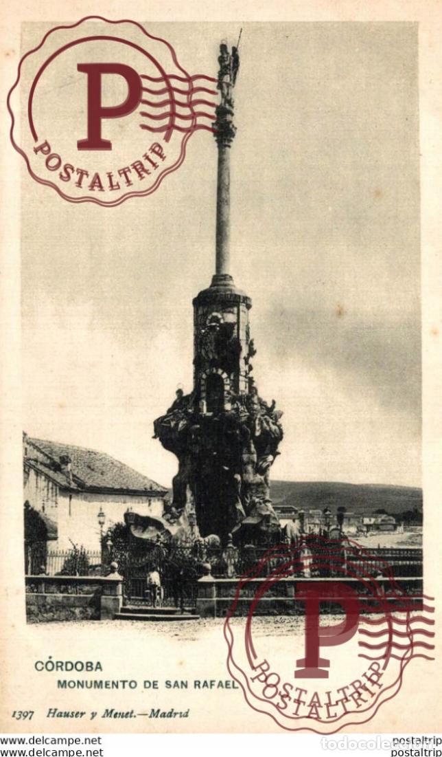 Postales: CORDOBA. MONUMENTO DE SAN RAFAEL. HAUSER Y MENET.